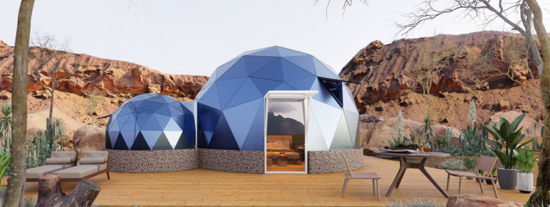 梁山县球形智能光伏玻璃星空房